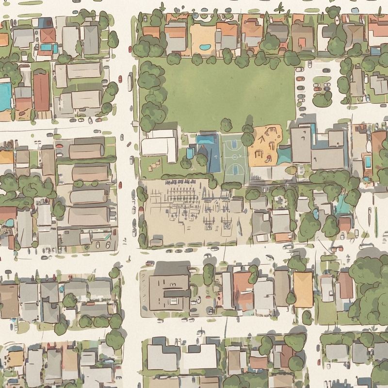 Illustrated map of Playground