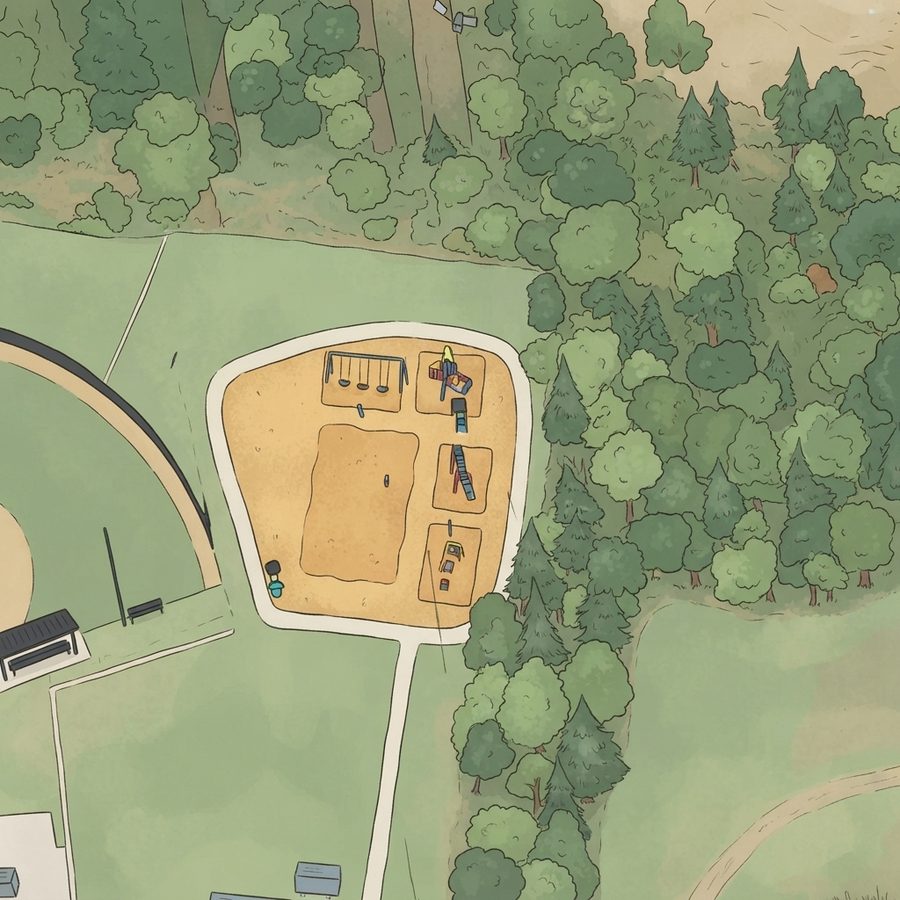 Illustrated map of Playground