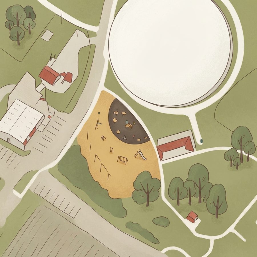 Illustrated map of Playground