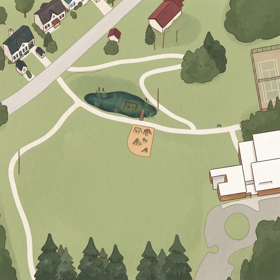 Illustrated map of Playground