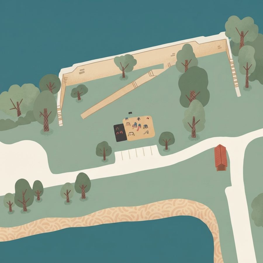 Illustrated map of Playground