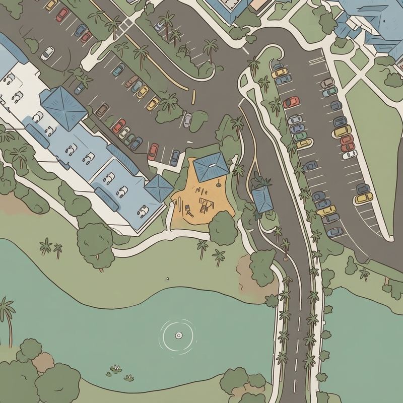 Illustrated map of Playground