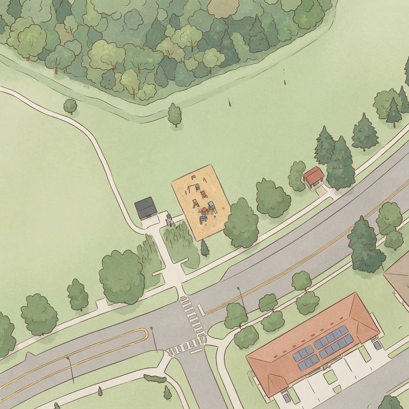 Illustrated map of Playground