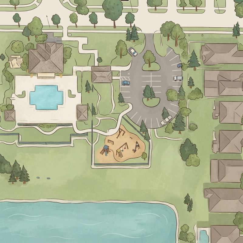Illustrated map of Playground