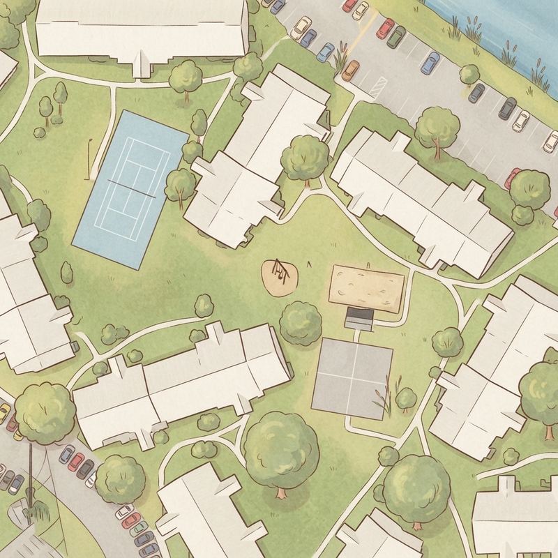 Illustrated map of Playground