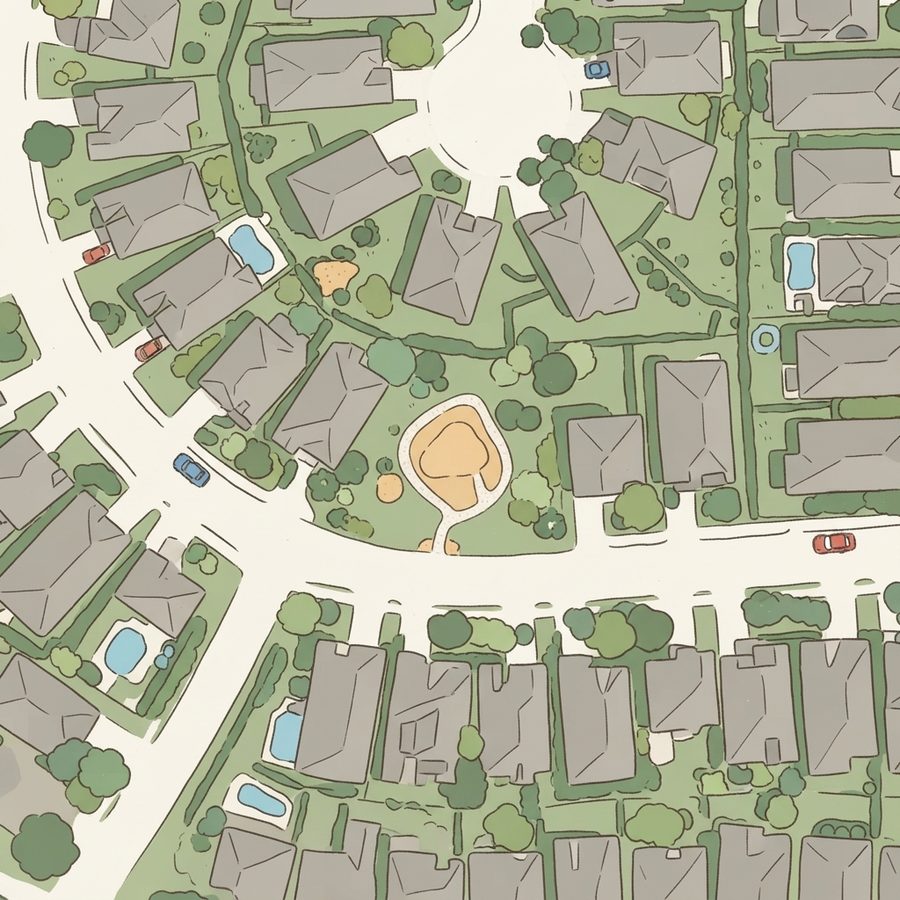 Illustrated map of Playground/Park