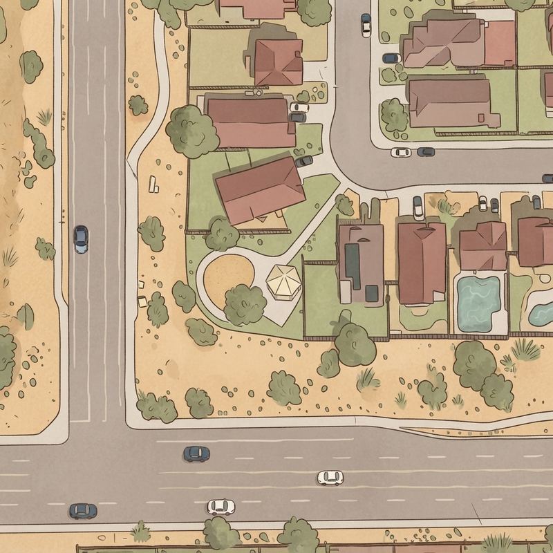 Illustrated map of Playground