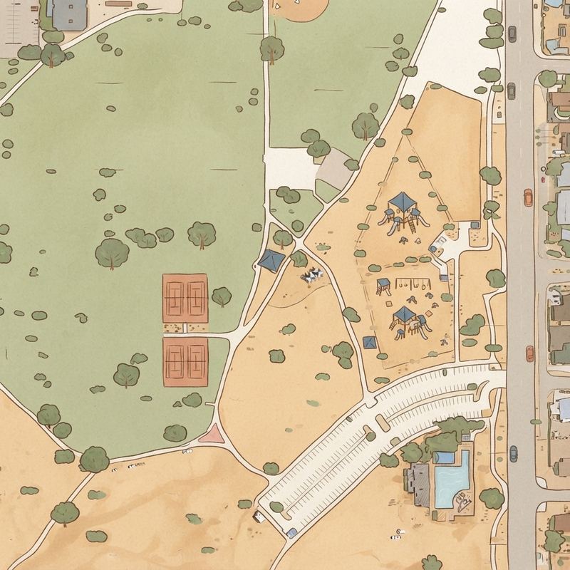 Illustrated map of Playground