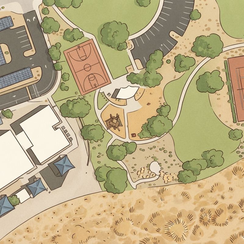 Illustrated map of Playground