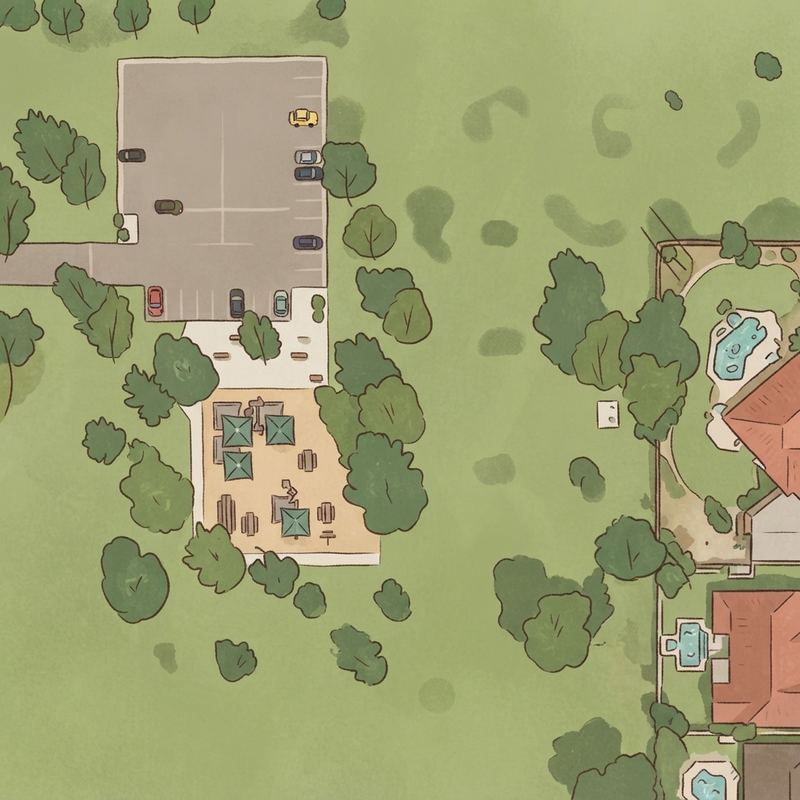 Illustrated map of Playground