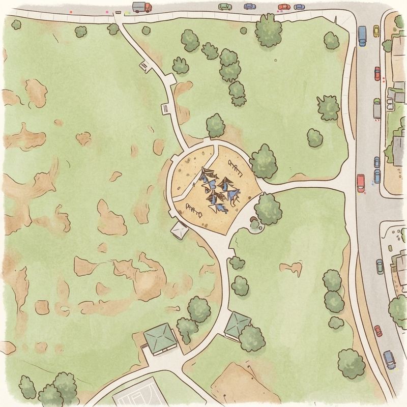 Illustrated map of Playground