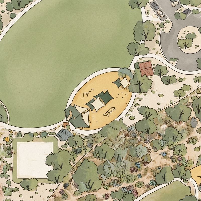 Illustrated map of Playground