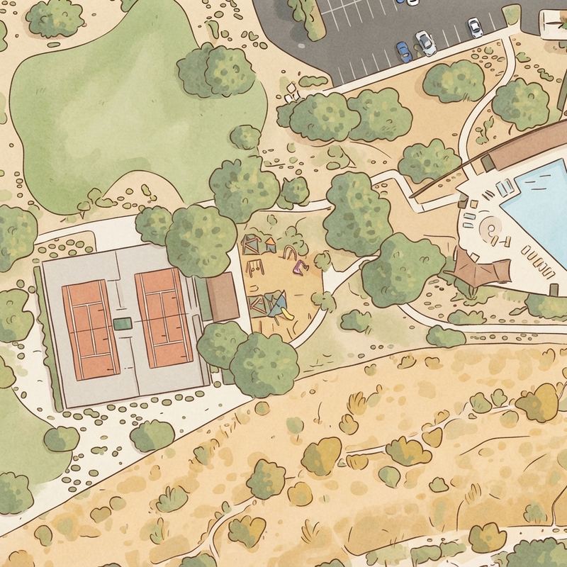 Illustrated map of Playground