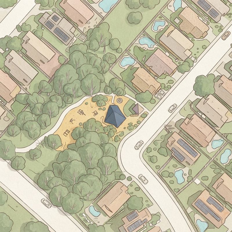 Illustrated map of Playground