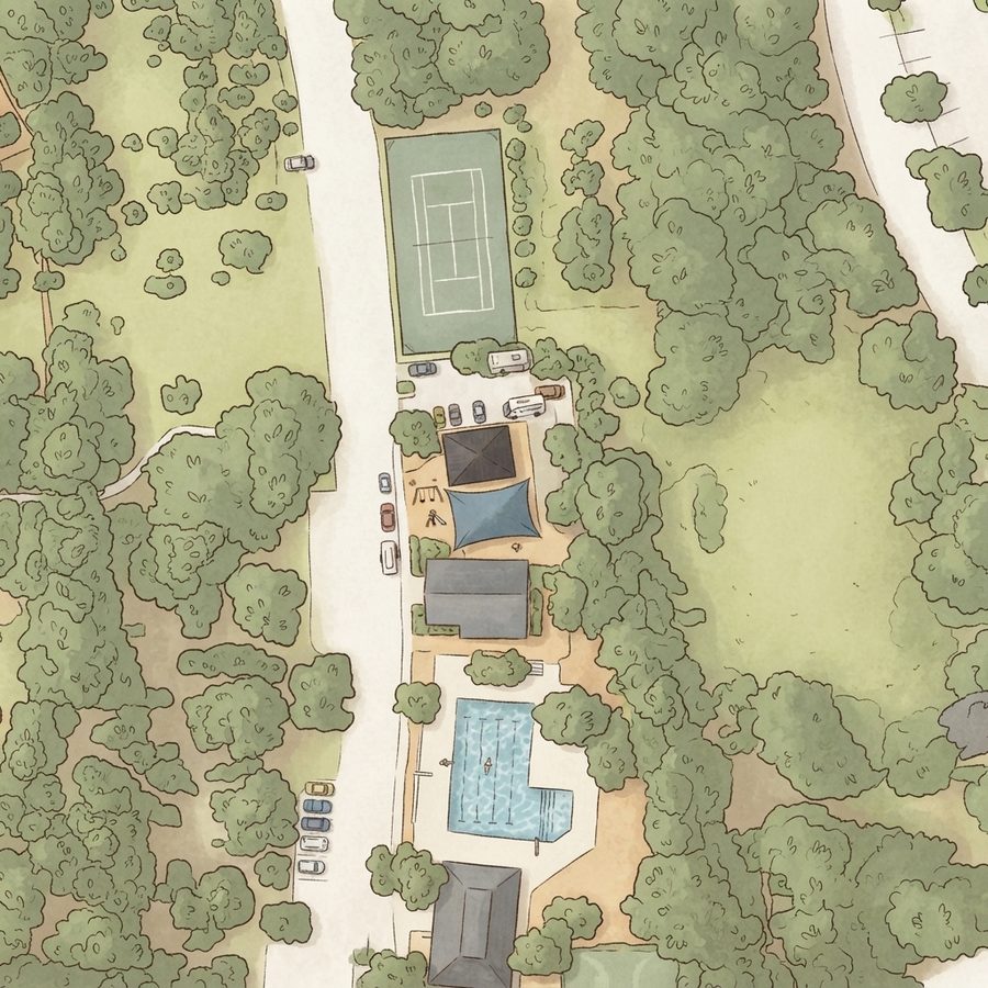 Illustrated map of Playground