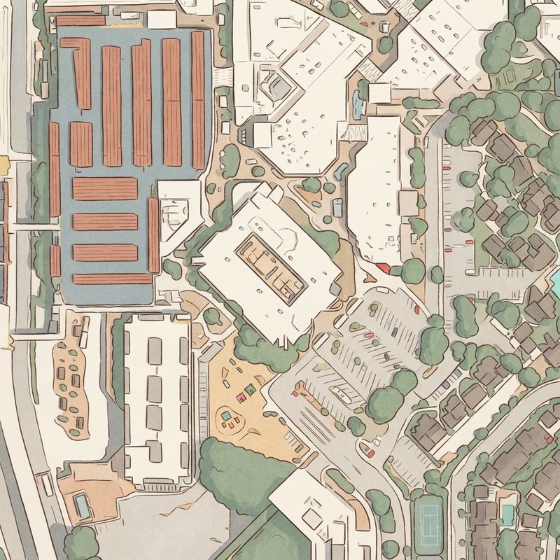 Illustrated map of Playground