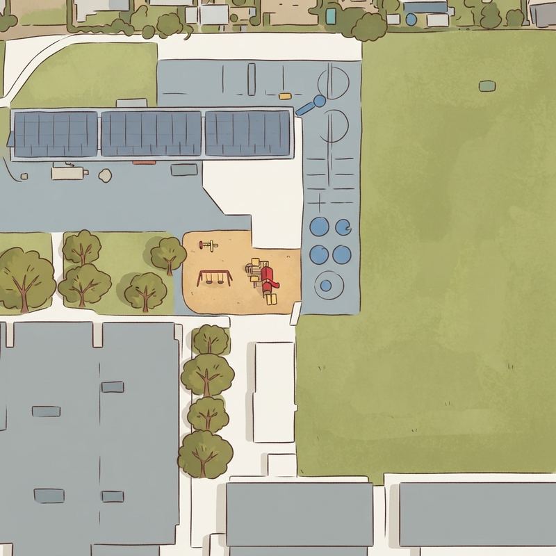 Illustrated map of Playground