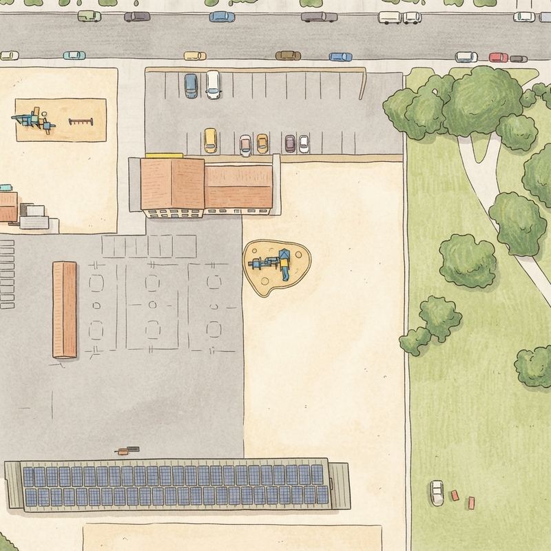 Illustrated map of Playground