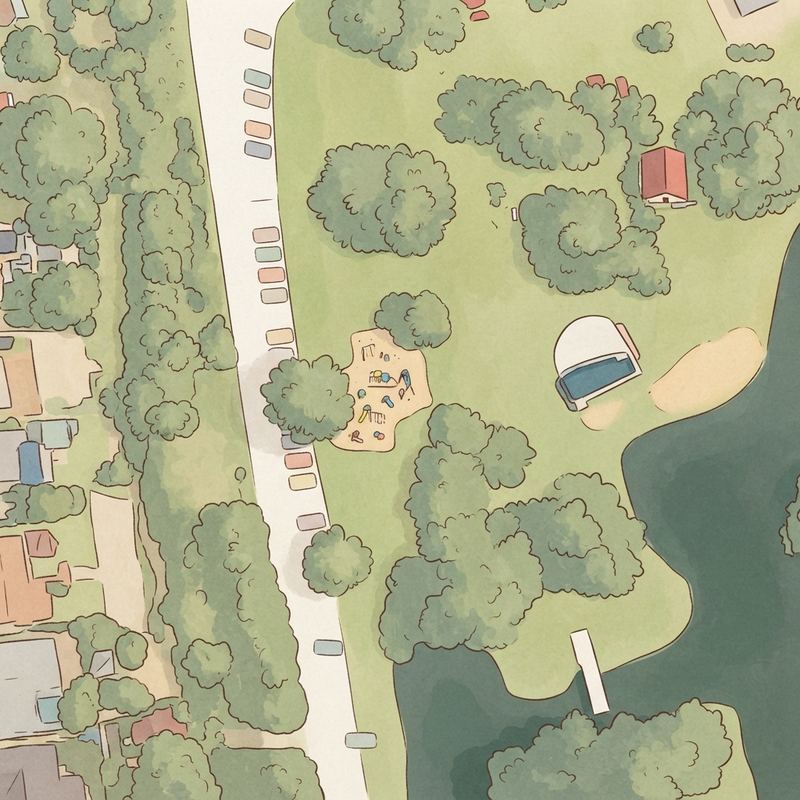 Illustrated map of Playground