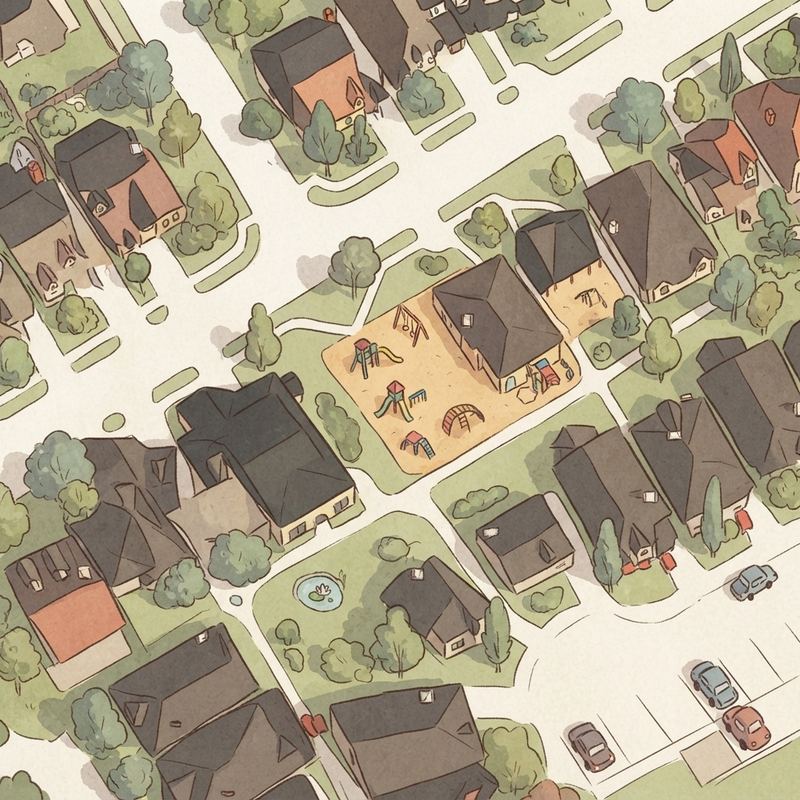 Illustrated map of Playground