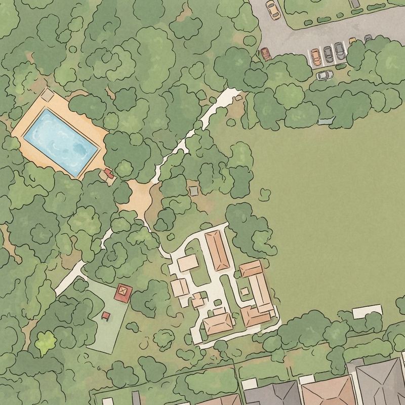 Illustrated map of Playground