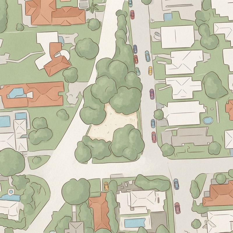 Illustrated map of Playground