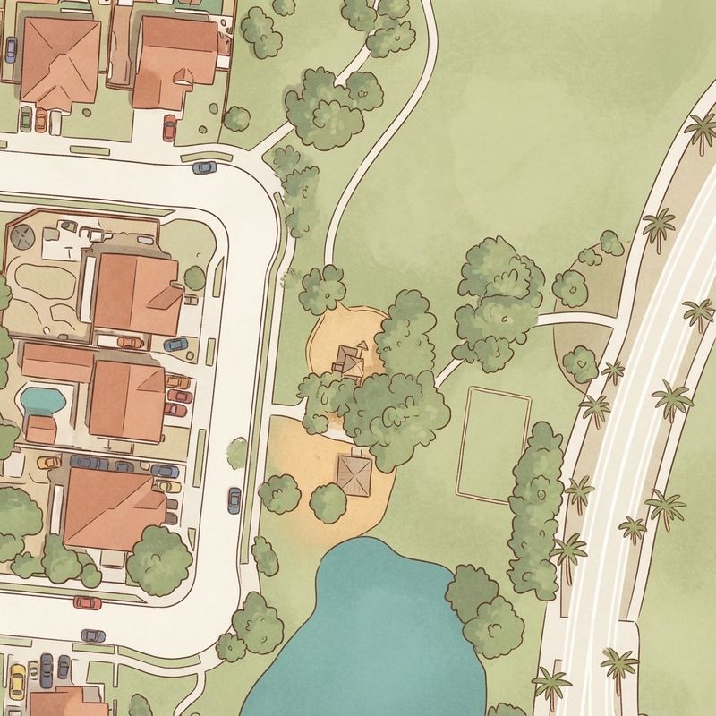 Illustrated map of Playground