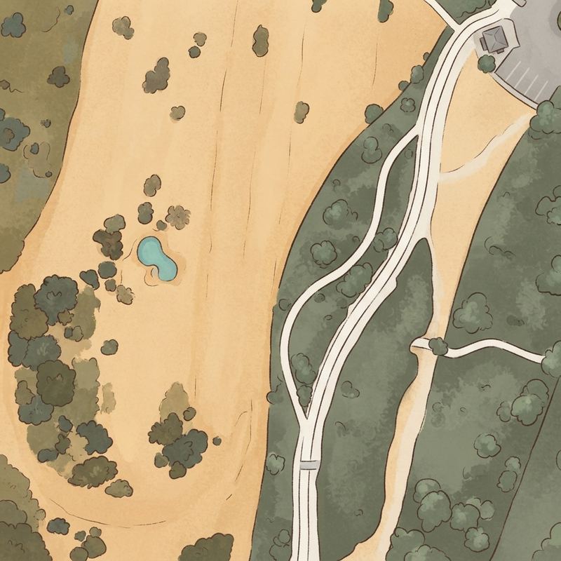 Illustrated map of Playground - Sweetwater Park