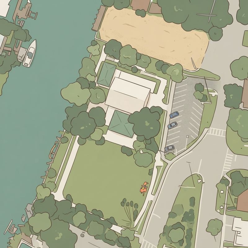Illustrated map of Polo Park