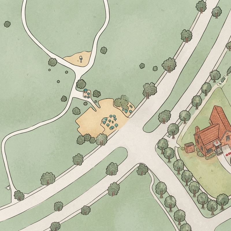 Illustrated map of Prairie View Park