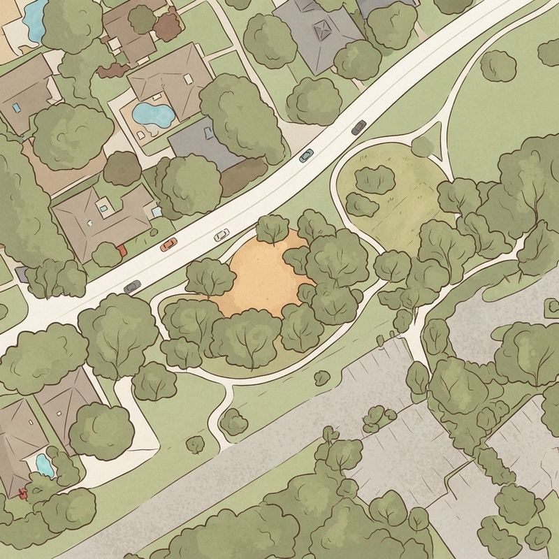 Illustrated map of Preston Green Park