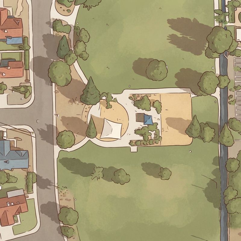 Illustrated map of Price Park