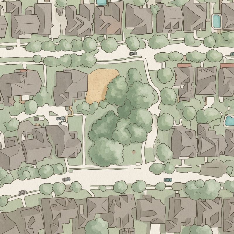 Illustrated map of Primrose Park