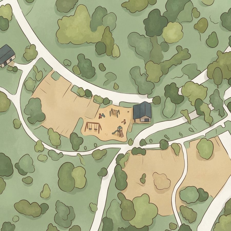 Illustrated map of Promenade Pavilion