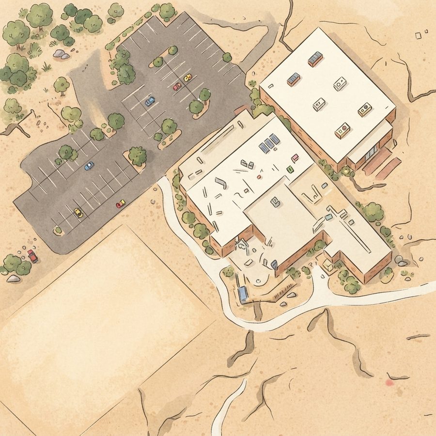 Illustrated map of Pumpkin Patch Silver Nugget
