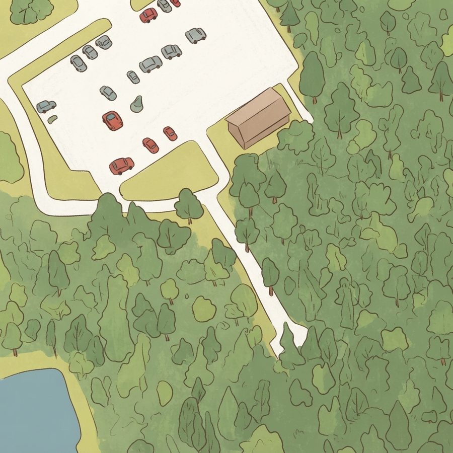Illustrated map of Pundt Park