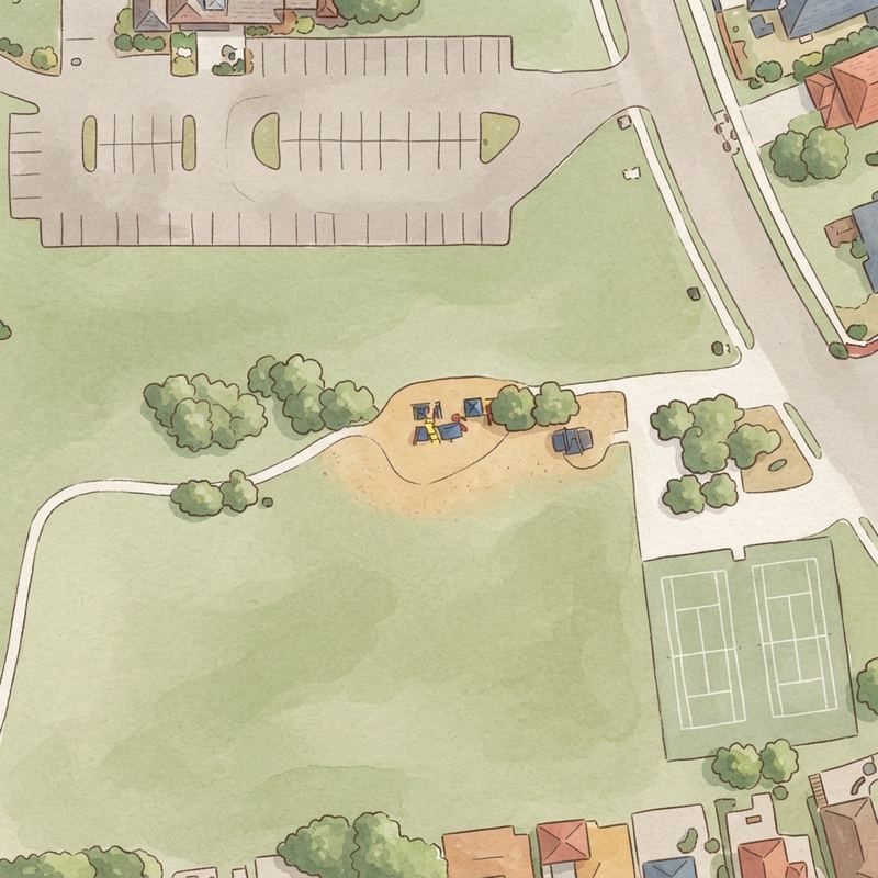 Illustrated map of Ramsey Park