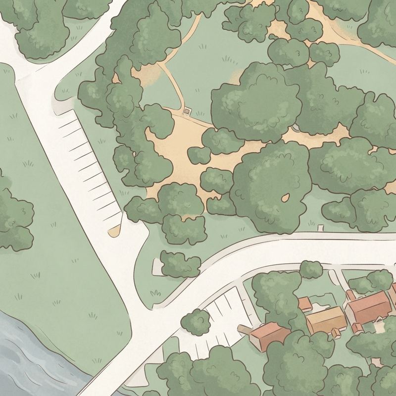 Illustrated map of Rick Oden Park playground