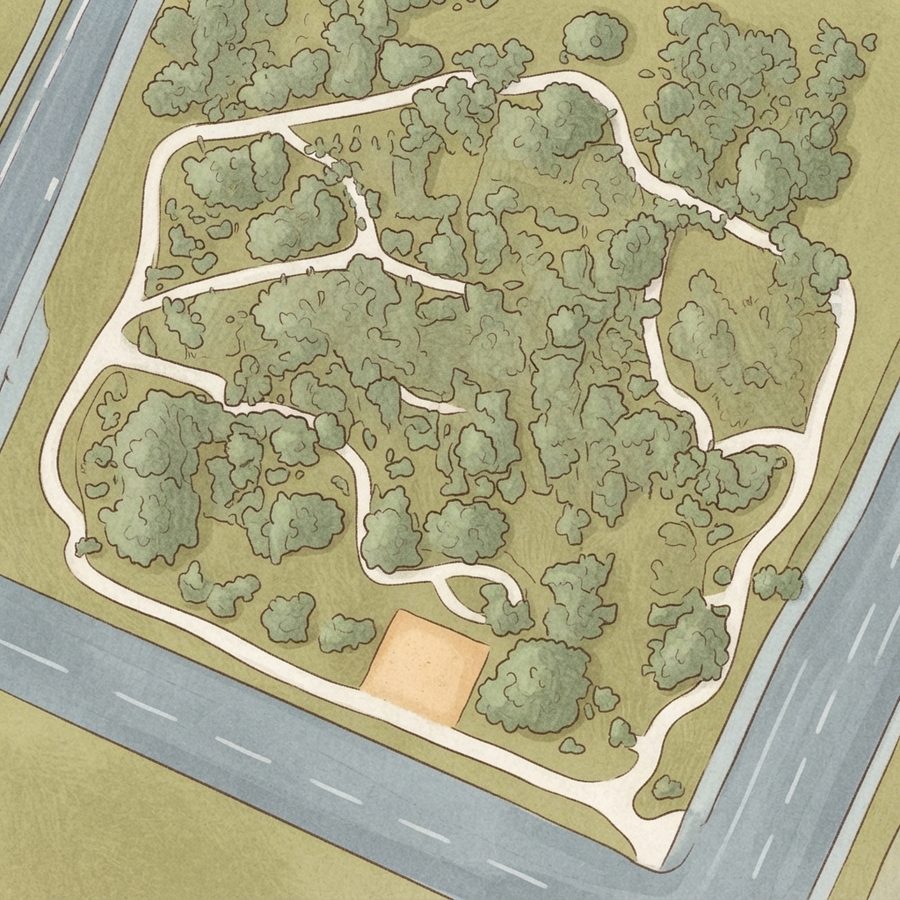 Illustrated map of Riverstone at Westpointe Amenity Center 2