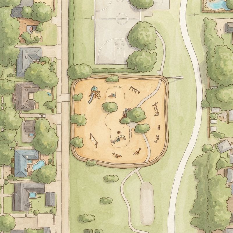 Illustrated map of Royal Park