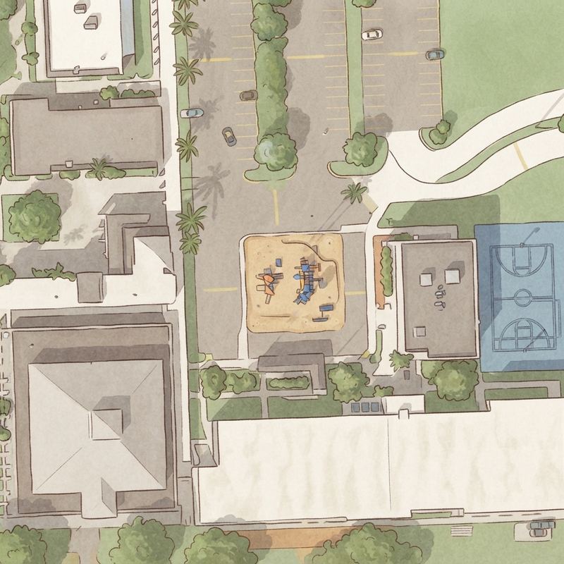 Illustrated map of Sala catarsis