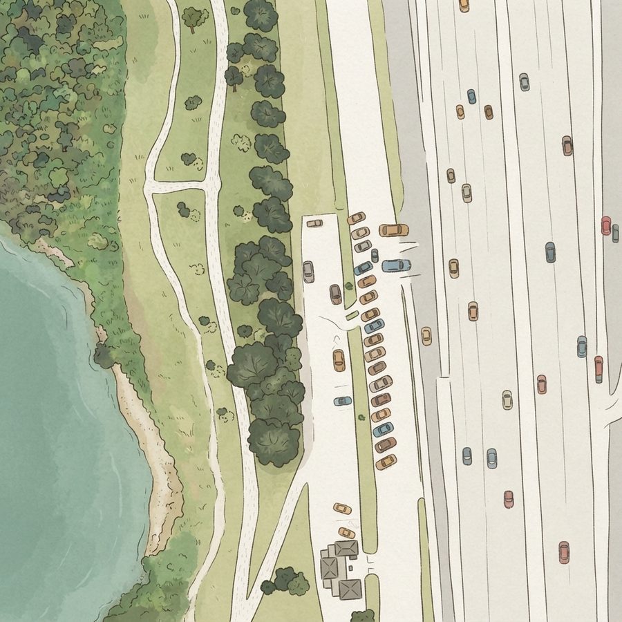 Illustrated map of Salad’s Park