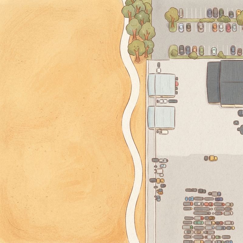 Illustrated map of San Diego calif
