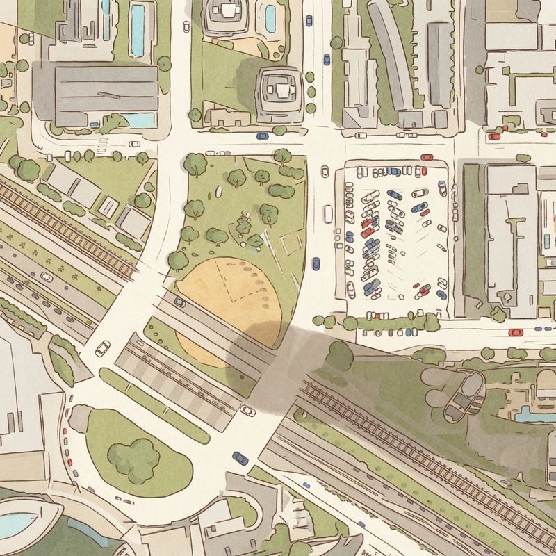 Illustrated map of San Diego Children’s Park