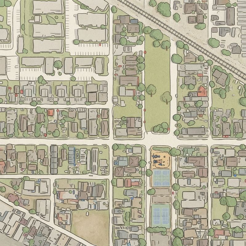Illustrated map of San Ysidro Park