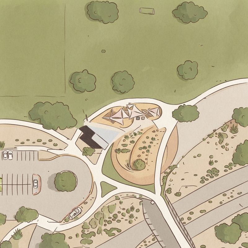 Illustrated map of Scottsdale Sports Complex Playground