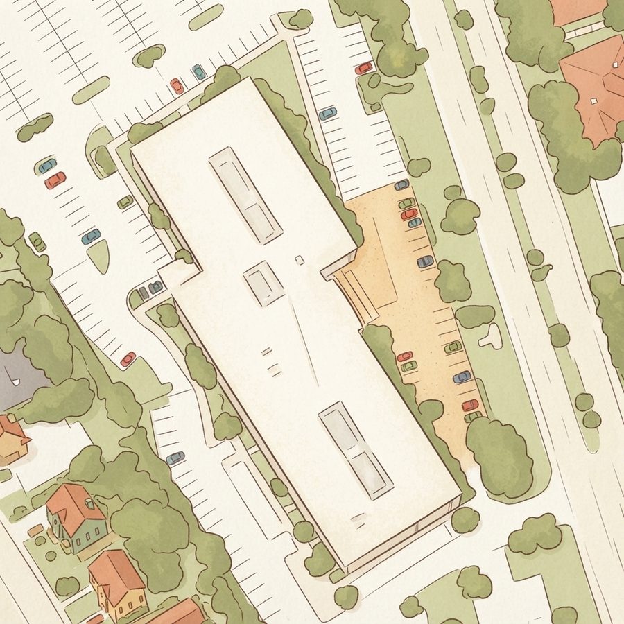 Illustrated map of Shavano Park