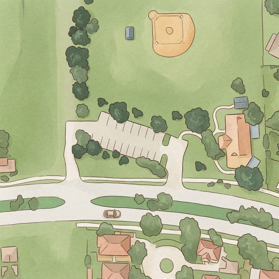Illustrated map of Silverlake HOA (Residents) Community Stonebridge Community Park.