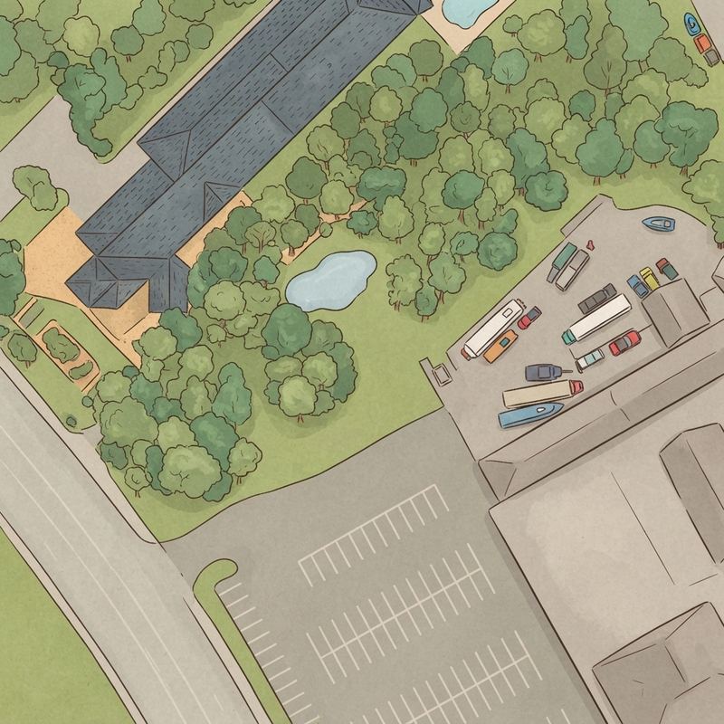 Illustrated map of Skatespot