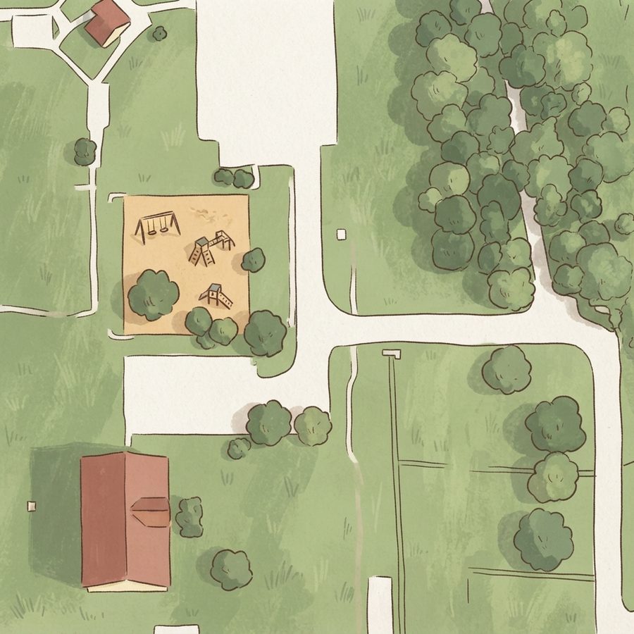 Illustrated map of Smokey Jasper Park